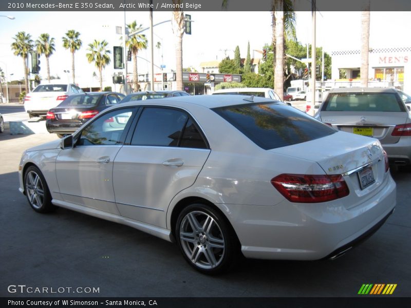 Arctic White / Almond Beige 2010 Mercedes-Benz E 350 Sedan