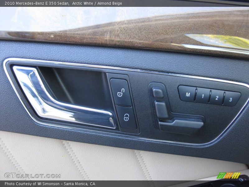 Arctic White / Almond Beige 2010 Mercedes-Benz E 350 Sedan