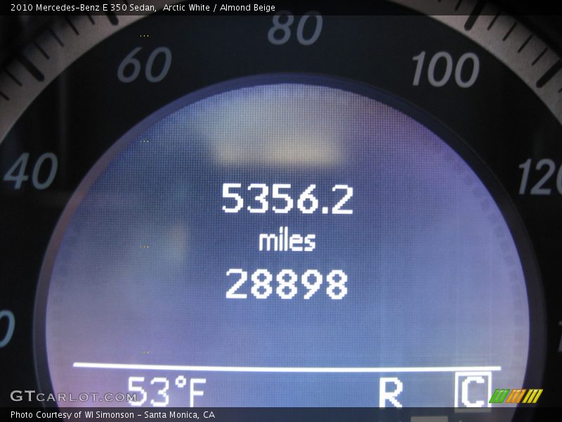 Arctic White / Almond Beige 2010 Mercedes-Benz E 350 Sedan