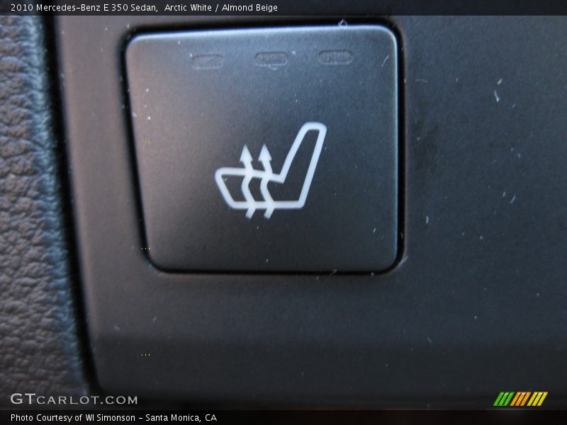 Arctic White / Almond Beige 2010 Mercedes-Benz E 350 Sedan