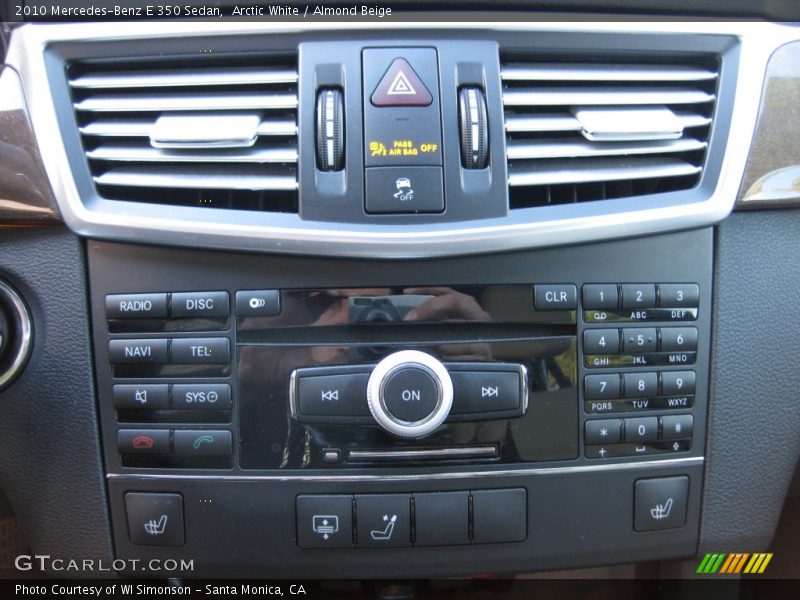 Arctic White / Almond Beige 2010 Mercedes-Benz E 350 Sedan
