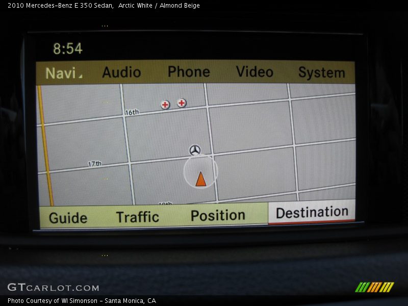 Arctic White / Almond Beige 2010 Mercedes-Benz E 350 Sedan