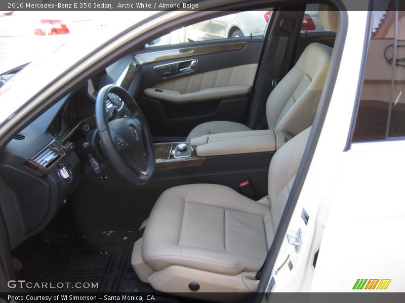 Arctic White / Almond Beige 2010 Mercedes-Benz E 350 Sedan
