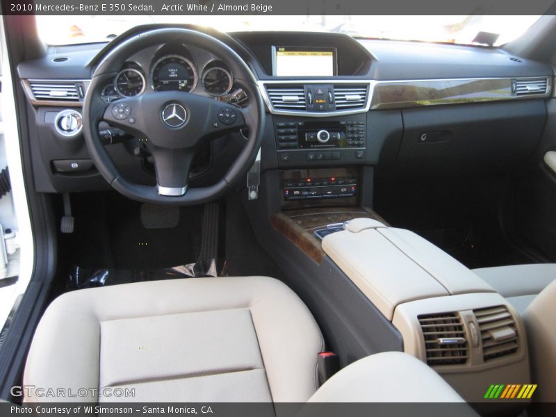 Arctic White / Almond Beige 2010 Mercedes-Benz E 350 Sedan