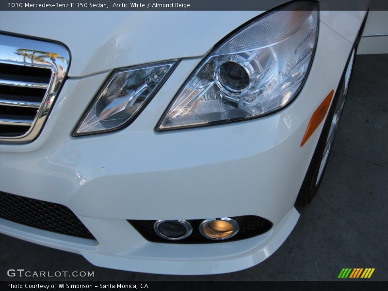 Arctic White / Almond Beige 2010 Mercedes-Benz E 350 Sedan