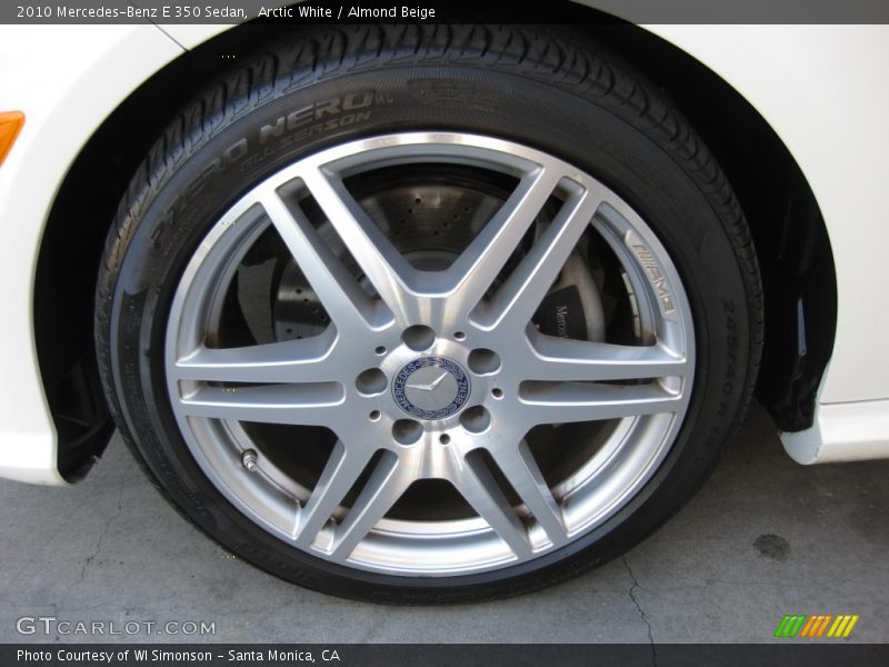 Arctic White / Almond Beige 2010 Mercedes-Benz E 350 Sedan