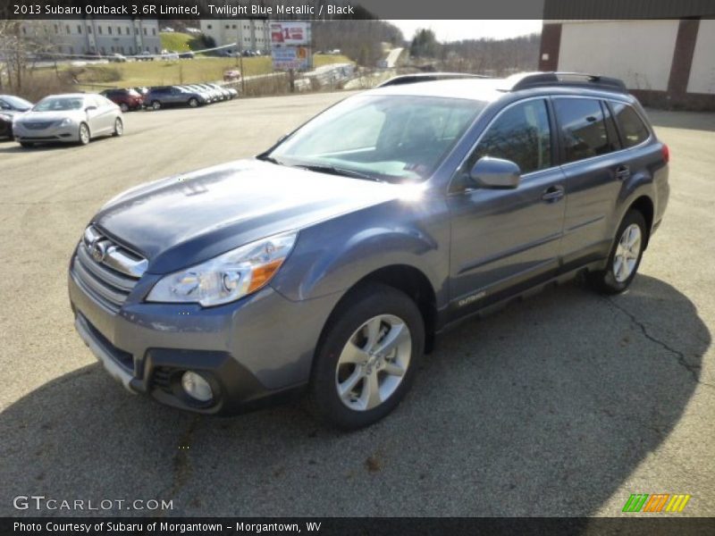 Twilight Blue Metallic / Black 2013 Subaru Outback 3.6R Limited