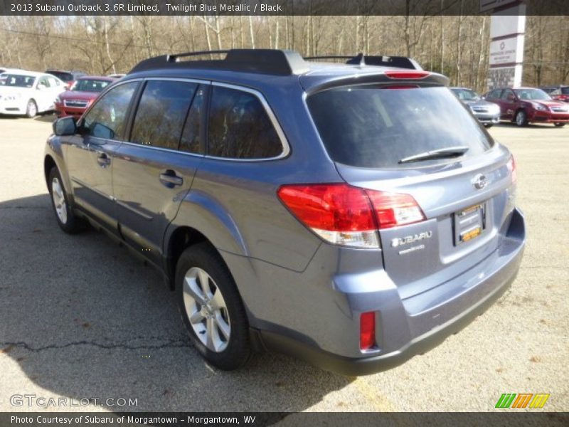 Twilight Blue Metallic / Black 2013 Subaru Outback 3.6R Limited