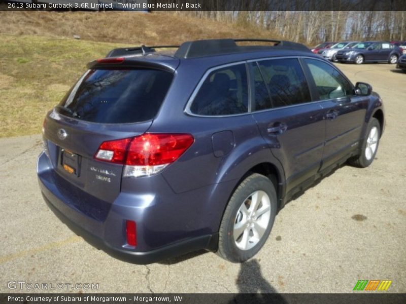 Twilight Blue Metallic / Black 2013 Subaru Outback 3.6R Limited