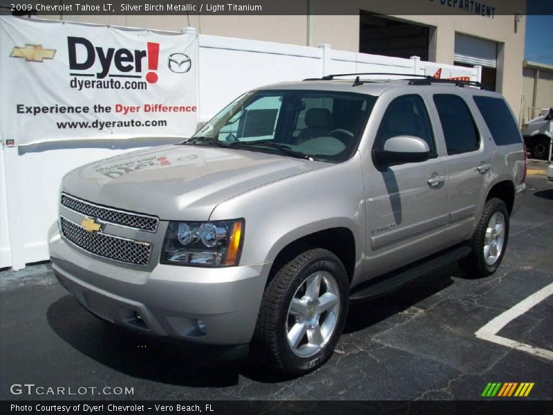 Silver Birch Metallic / Light Titanium 2009 Chevrolet Tahoe LT