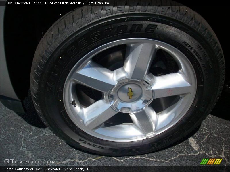 Silver Birch Metallic / Light Titanium 2009 Chevrolet Tahoe LT