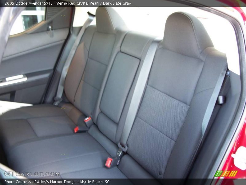 Inferno Red Crystal Pearl / Dark Slate Gray 2009 Dodge Avenger SXT