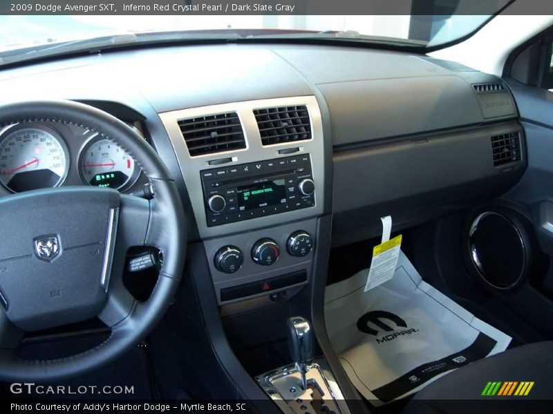 Inferno Red Crystal Pearl / Dark Slate Gray 2009 Dodge Avenger SXT