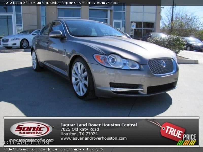 Vapour Grey Metallic / Warm Charcoal 2010 Jaguar XF Premium Sport Sedan