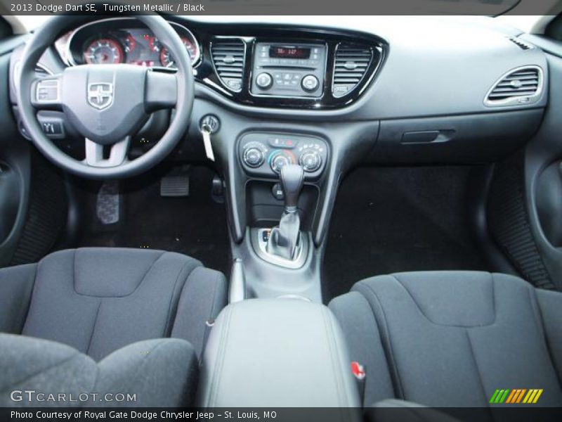 Tungsten Metallic / Black 2013 Dodge Dart SE