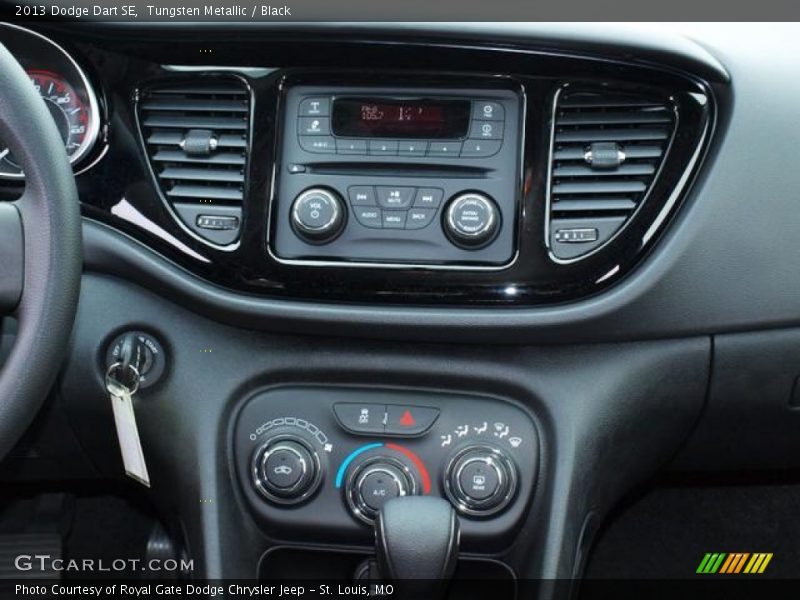 Tungsten Metallic / Black 2013 Dodge Dart SE