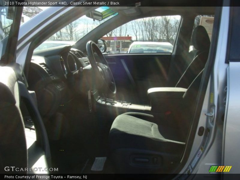 Classic Silver Metallic / Black 2010 Toyota Highlander Sport 4WD