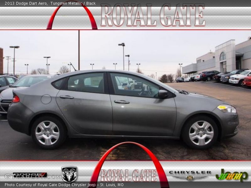Tungsten Metallic / Black 2013 Dodge Dart Aero