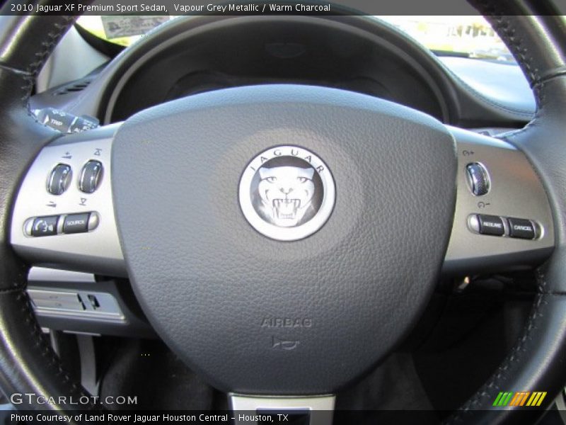 Controls of 2010 XF Premium Sport Sedan