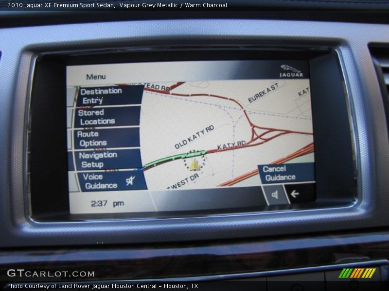 Navigation of 2010 XF Premium Sport Sedan