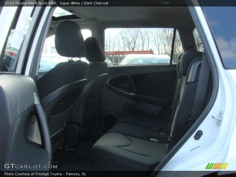 Super White / Dark Charcoal 2010 Toyota RAV4 Sport 4WD