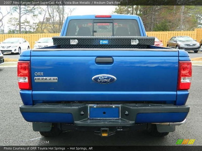 Vista Blue Metallic / Medium Dark Flint 2007 Ford Ranger Sport SuperCab 4x4