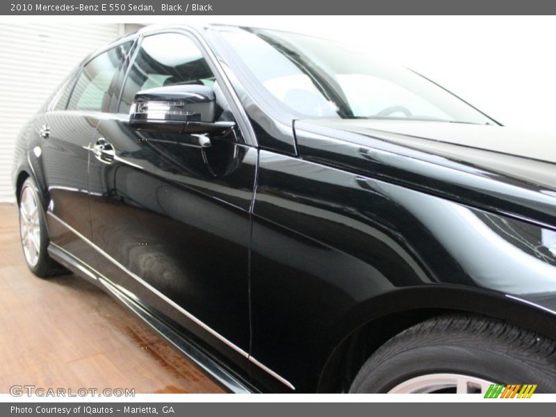 Black / Black 2010 Mercedes-Benz E 550 Sedan