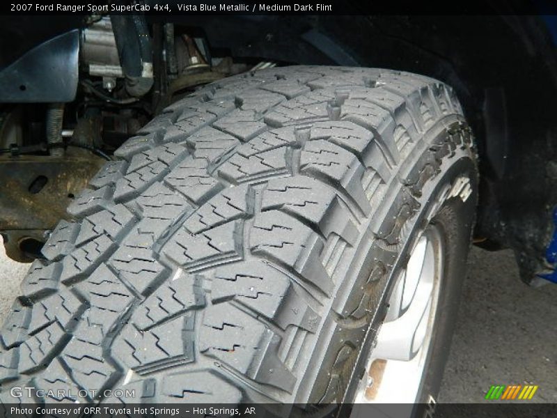 Vista Blue Metallic / Medium Dark Flint 2007 Ford Ranger Sport SuperCab 4x4