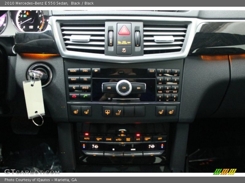 Controls of 2010 E 550 Sedan