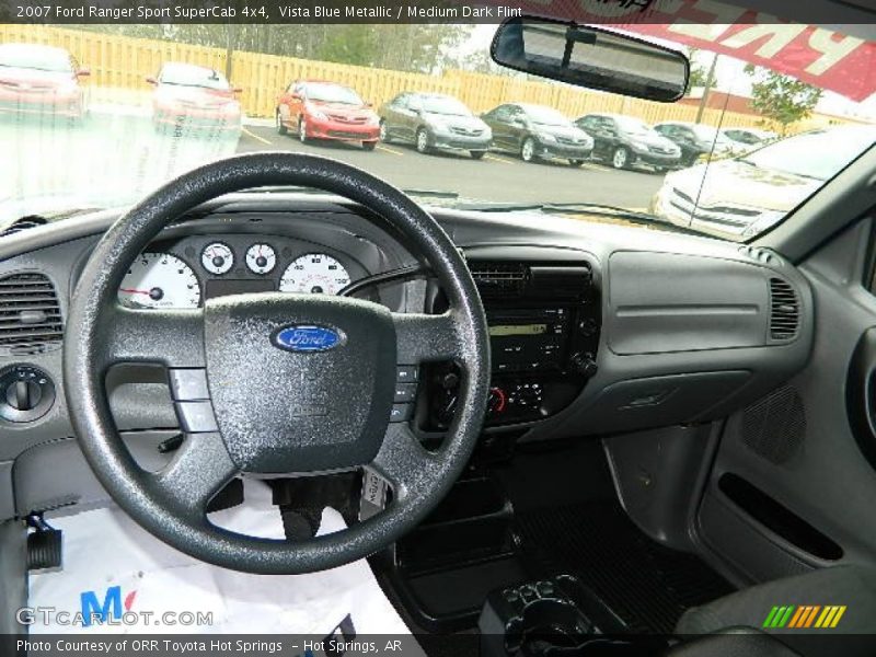 Vista Blue Metallic / Medium Dark Flint 2007 Ford Ranger Sport SuperCab 4x4