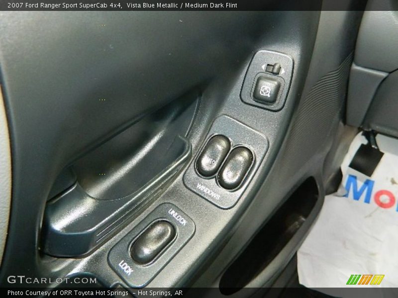 Vista Blue Metallic / Medium Dark Flint 2007 Ford Ranger Sport SuperCab 4x4