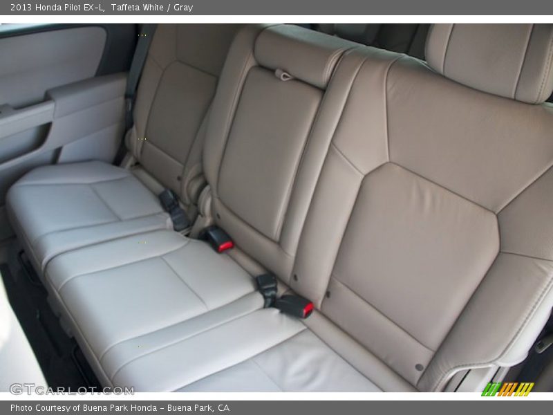 Taffeta White / Gray 2013 Honda Pilot EX-L