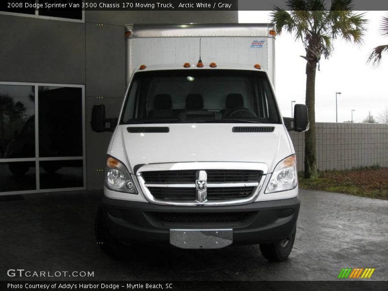 Arctic White / Gray 2008 Dodge Sprinter Van 3500 Chassis 170 Moving Truck