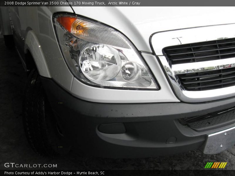 Arctic White / Gray 2008 Dodge Sprinter Van 3500 Chassis 170 Moving Truck