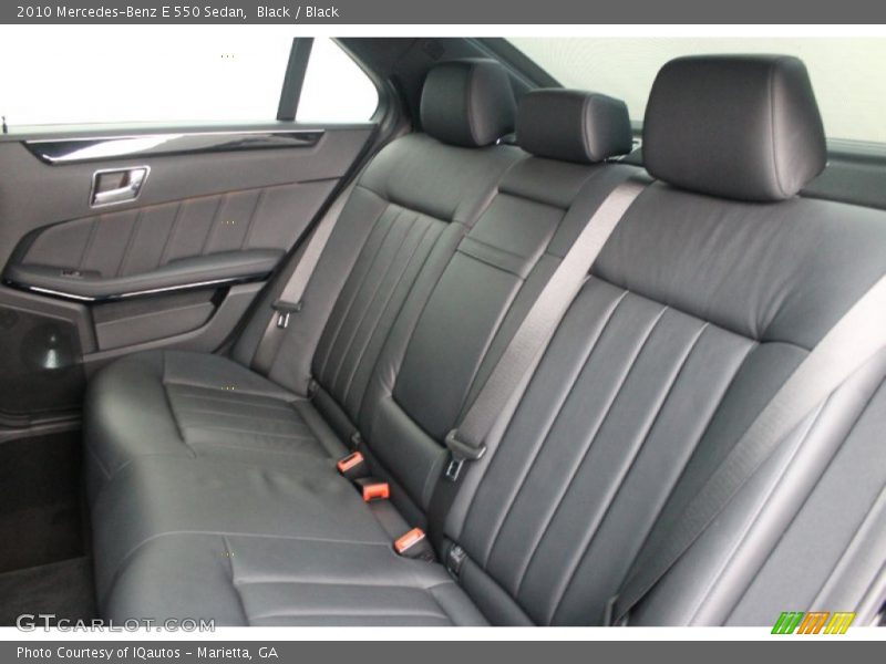 Rear Seat of 2010 E 550 Sedan