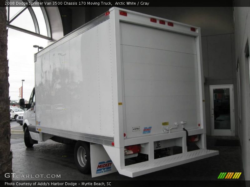Arctic White / Gray 2008 Dodge Sprinter Van 3500 Chassis 170 Moving Truck