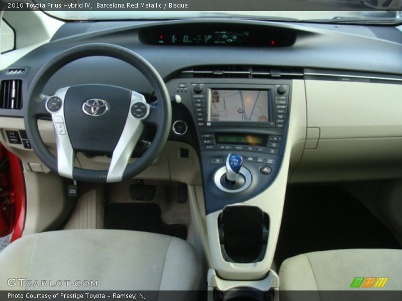 Barcelona Red Metallic / Bisque 2010 Toyota Prius Hybrid IV
