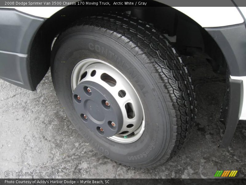 Arctic White / Gray 2008 Dodge Sprinter Van 3500 Chassis 170 Moving Truck