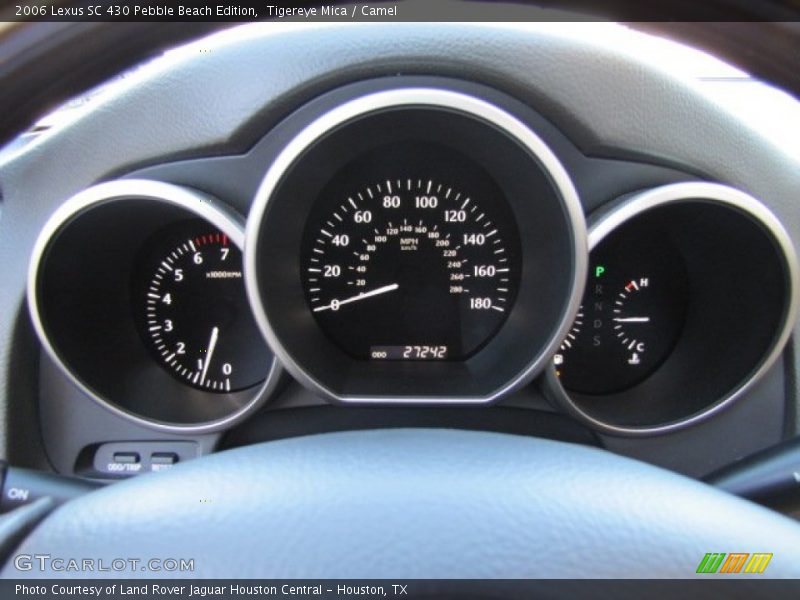  2006 SC 430 Pebble Beach Edition 430 Pebble Beach Edition Gauges