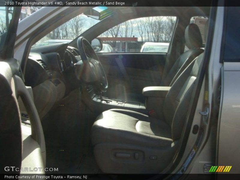 Sandy Beach Metallic / Sand Beige 2010 Toyota Highlander V6 4WD