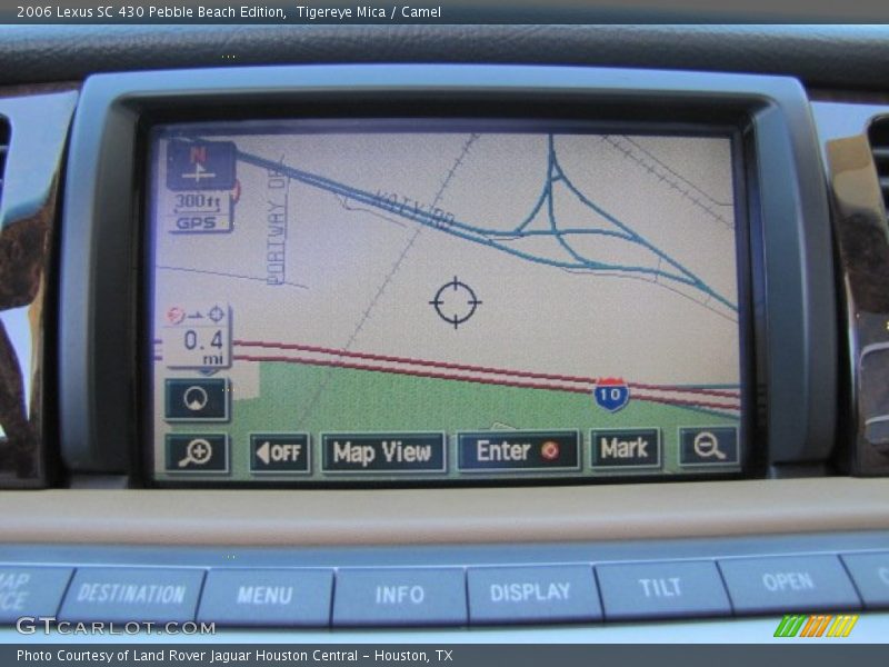 Navigation of 2006 SC 430 Pebble Beach Edition