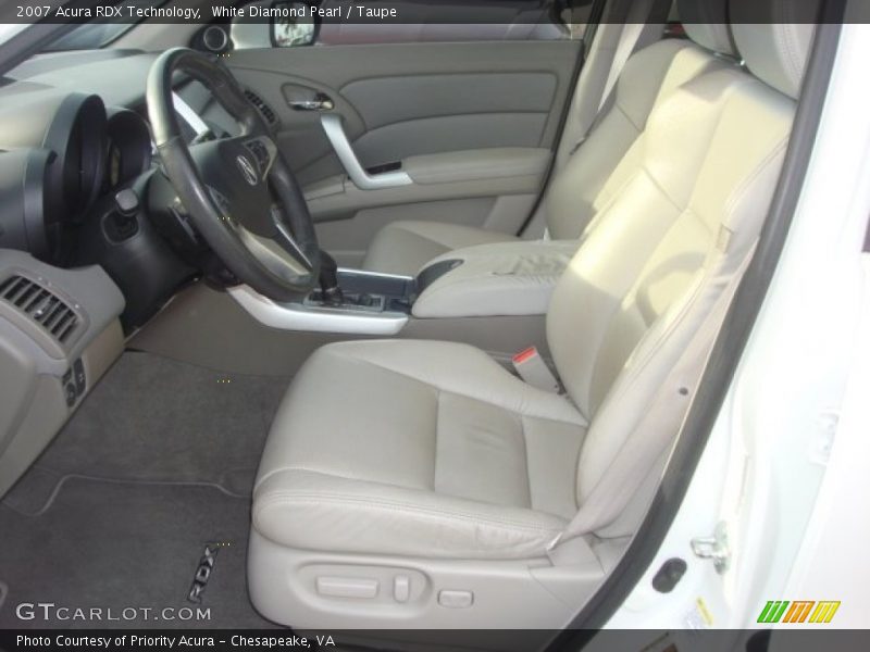 White Diamond Pearl / Taupe 2007 Acura RDX Technology