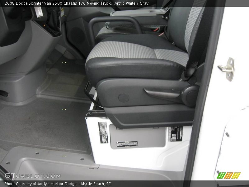 Arctic White / Gray 2008 Dodge Sprinter Van 3500 Chassis 170 Moving Truck