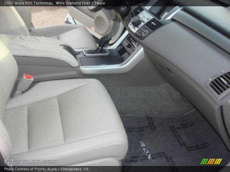 White Diamond Pearl / Taupe 2007 Acura RDX Technology