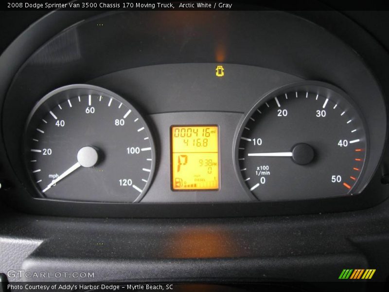 Arctic White / Gray 2008 Dodge Sprinter Van 3500 Chassis 170 Moving Truck
