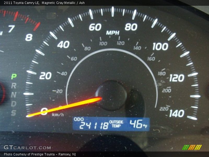 Magnetic Gray Metallic / Ash 2011 Toyota Camry LE