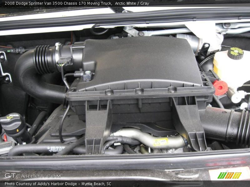 Arctic White / Gray 2008 Dodge Sprinter Van 3500 Chassis 170 Moving Truck