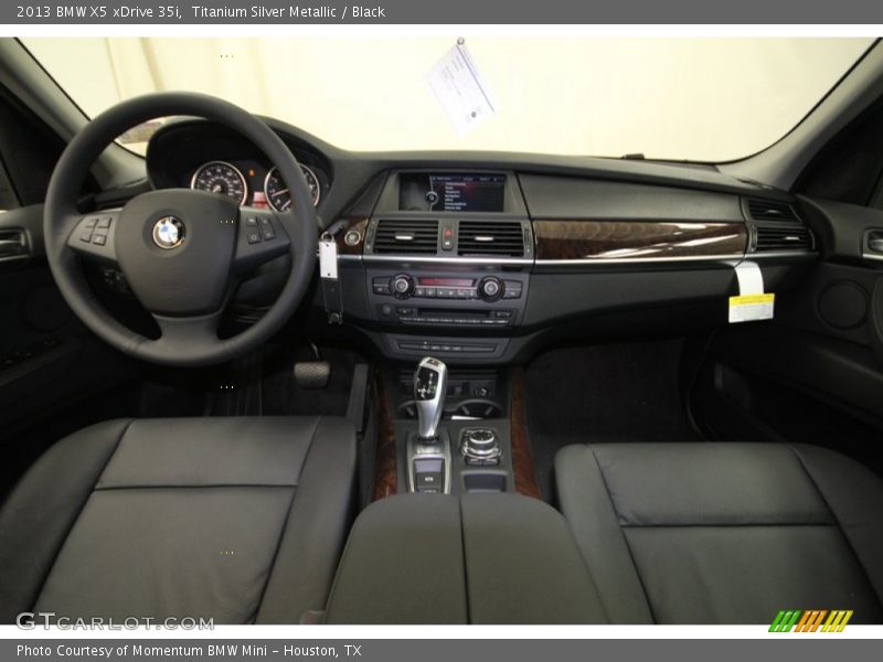 Titanium Silver Metallic / Black 2013 BMW X5 xDrive 35i