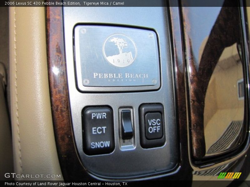 Controls of 2006 SC 430 Pebble Beach Edition