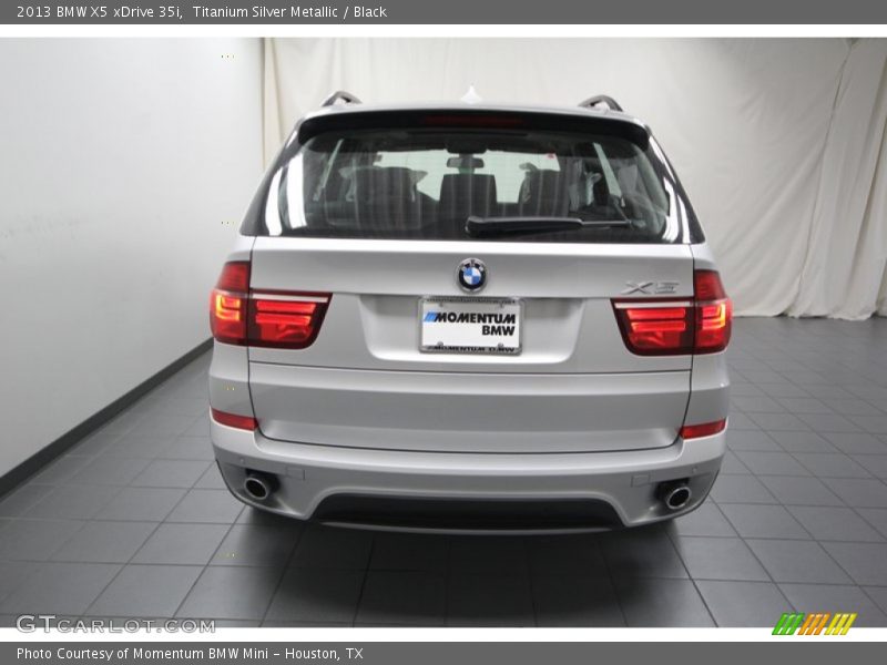 Titanium Silver Metallic / Black 2013 BMW X5 xDrive 35i